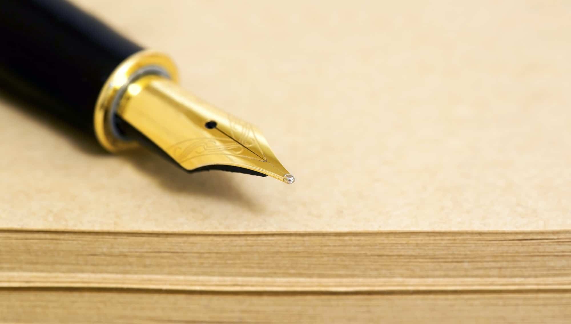 Old fountain pen